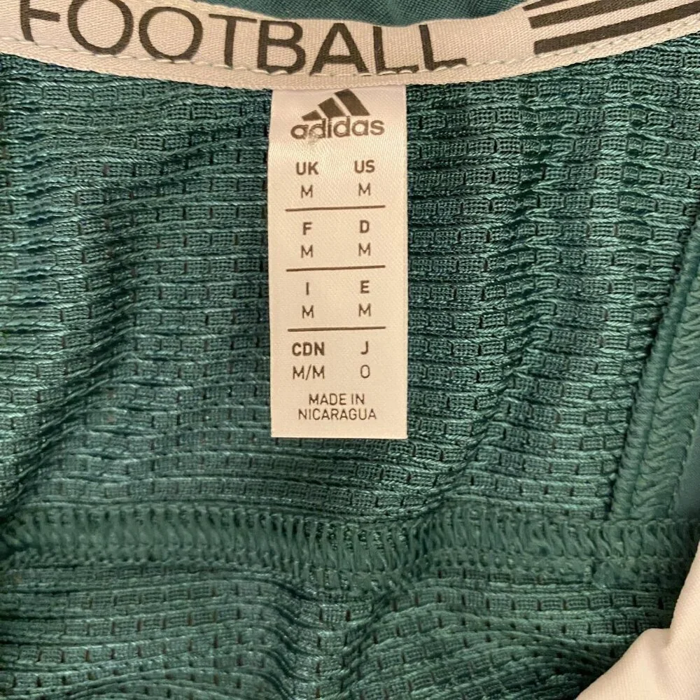 Adidas Football Jersey Green White GG7396 Men’s Size M - Medium - NWT
